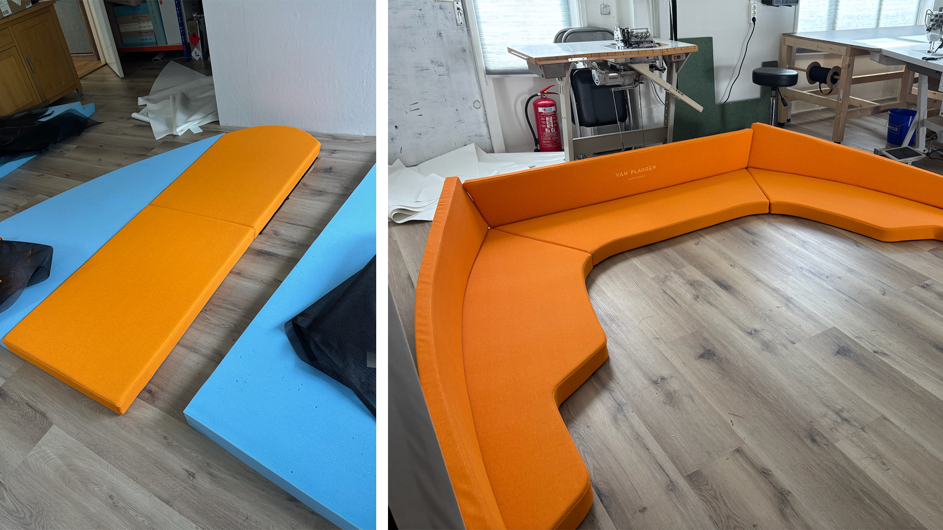 Sloep 3D Plaggen boot kussens