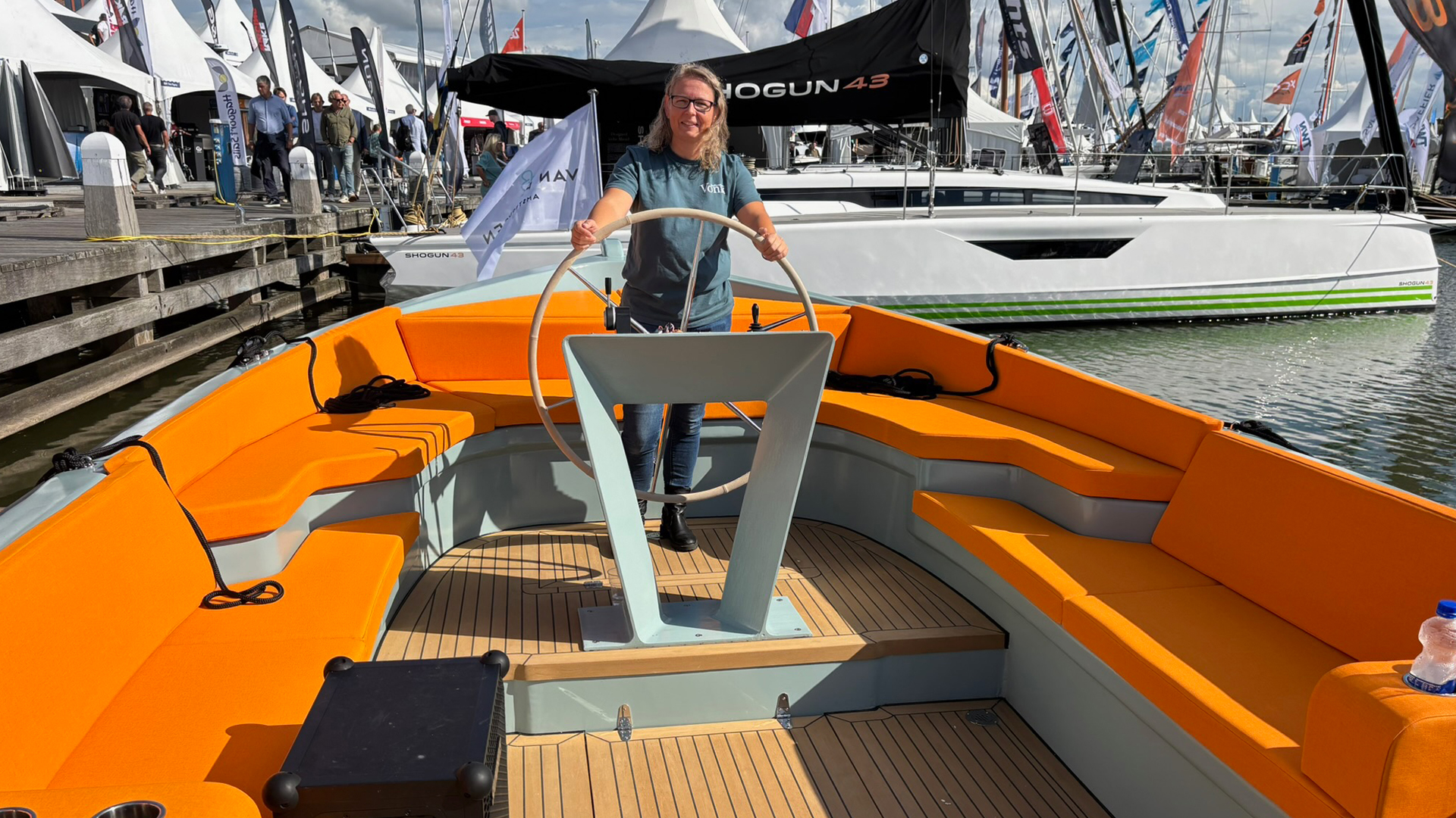 Sloep 3D Plaggen boot kussens